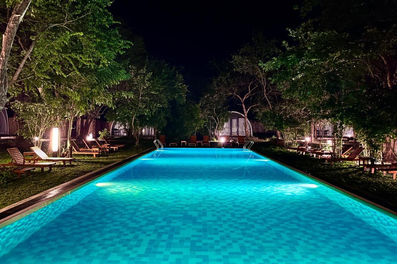 Nivadoo Resort Sigiriya Dış mekan fotoğraf The swimming pool at the hotel